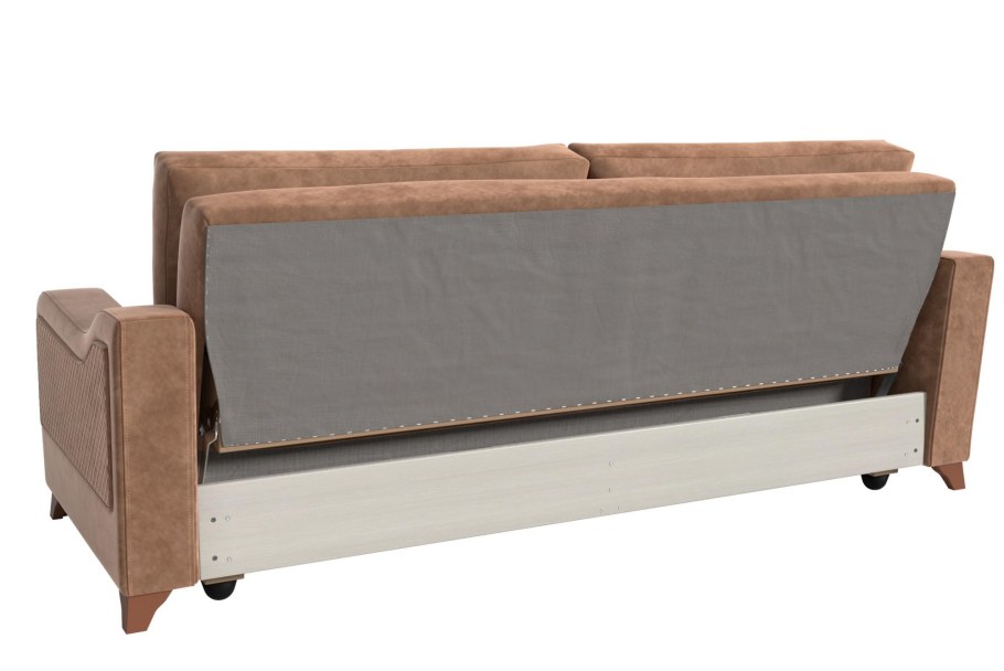 Угловой диван Доменика (Дуглас беж/Дуглас ШОК.