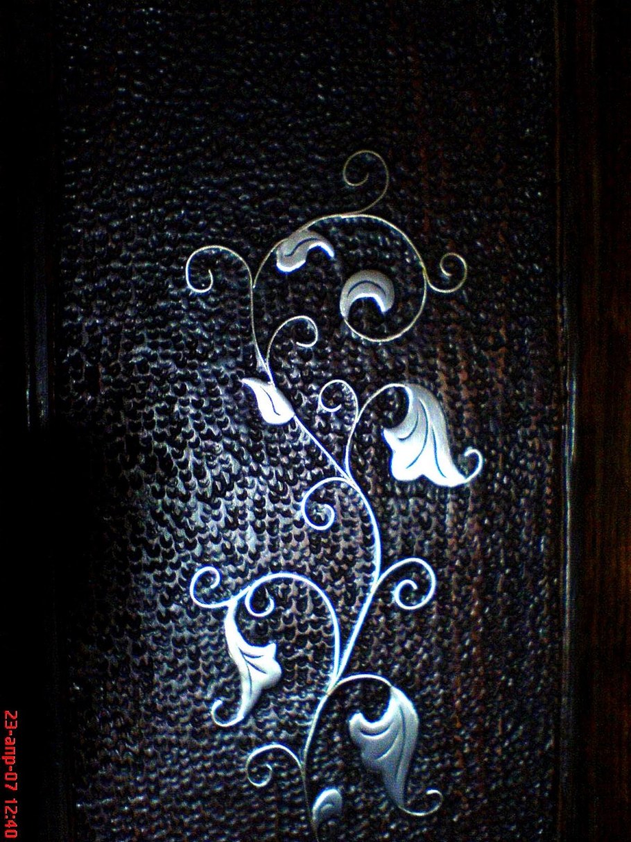 Инкрустация оловом по дереву