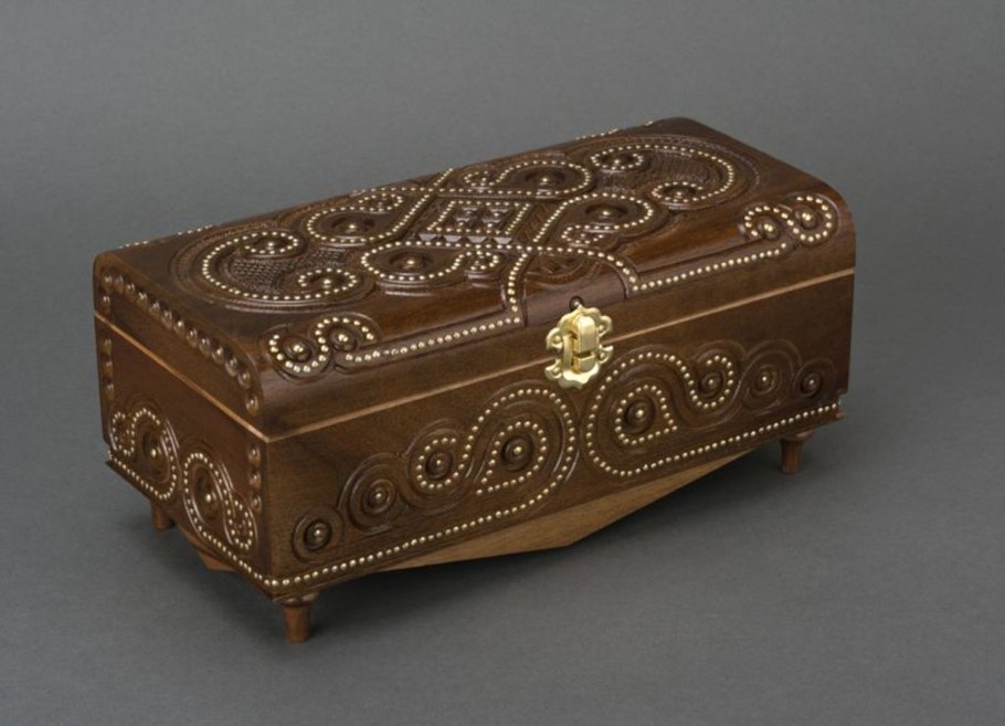 Шкатулка Тульская всечка