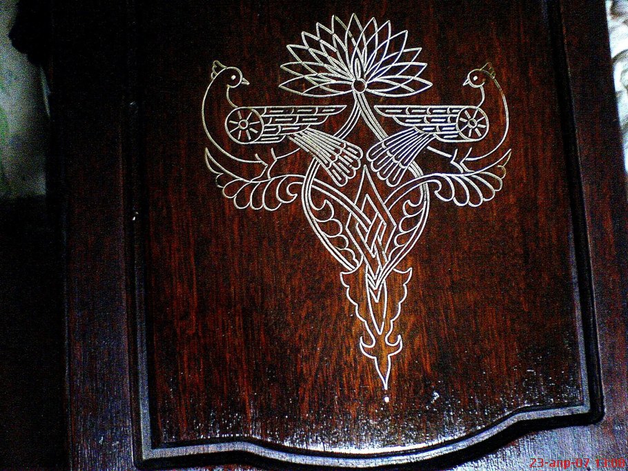 Всечка проволоки в металл