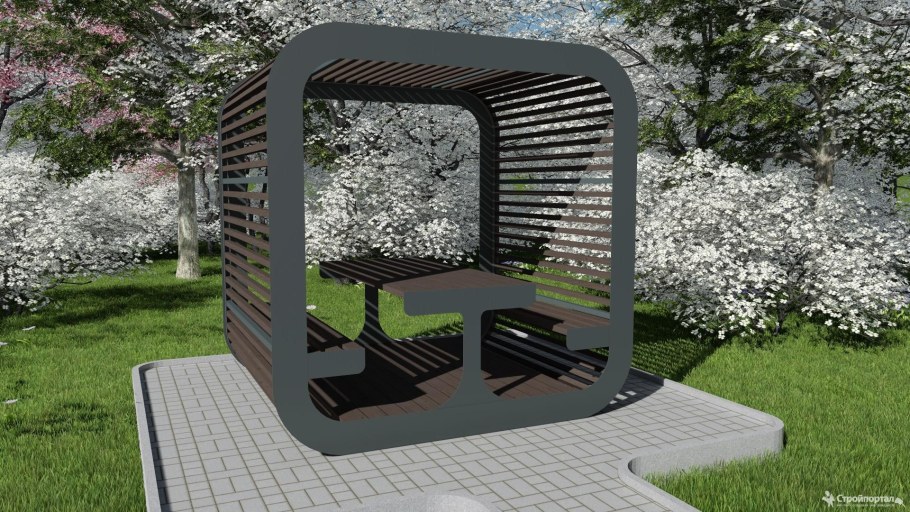 Перголы Cube латте