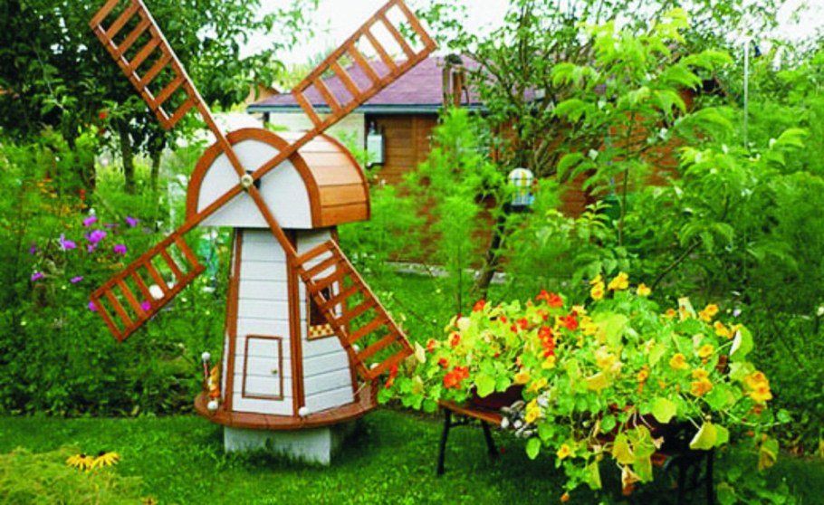 Ландшафтная мельница для сада