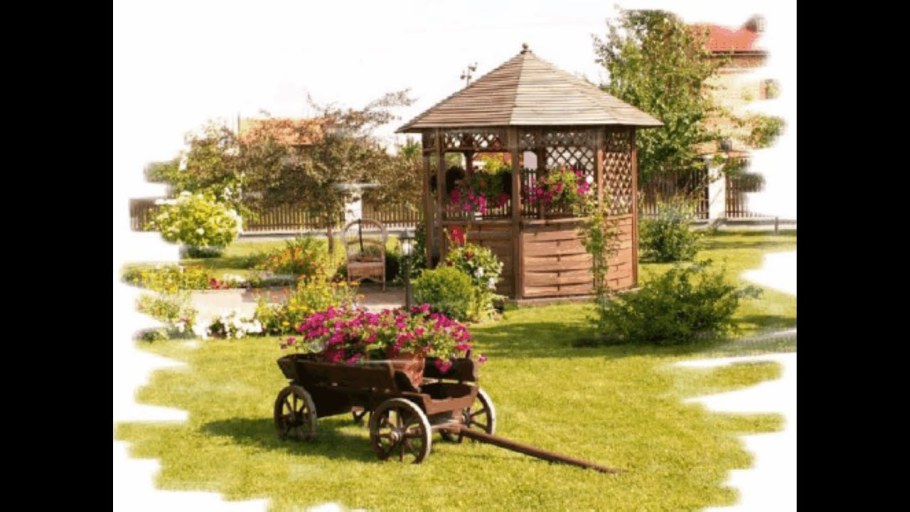 Беседка в саду