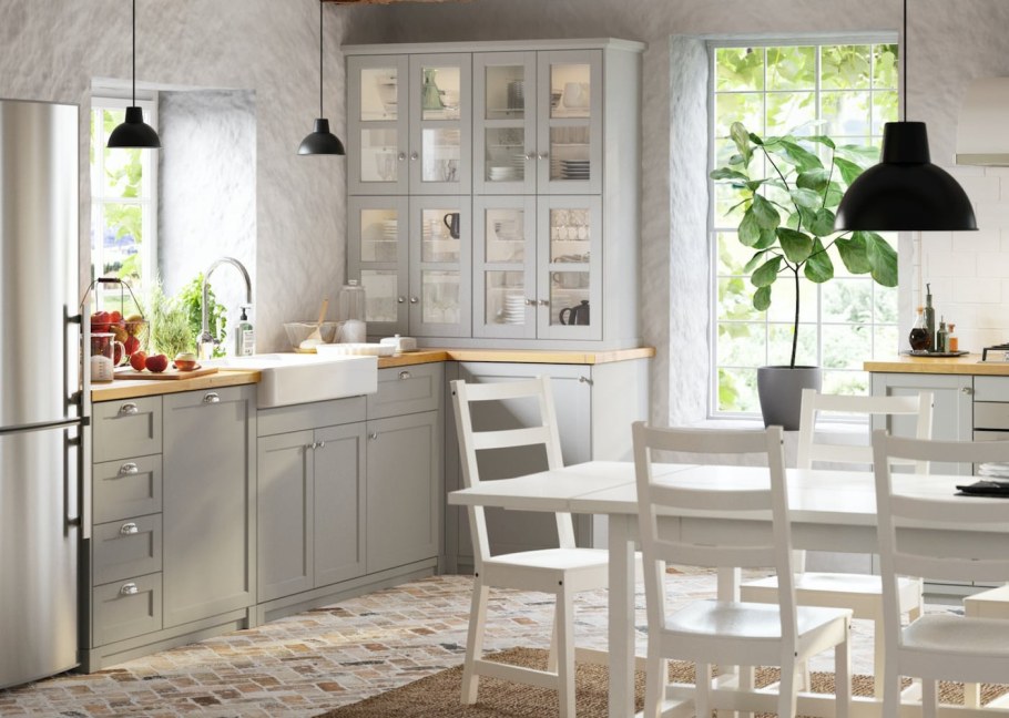 Кухня ikea Лерхюттан