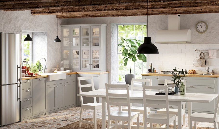 Кухня икеа Лаксарби (ikea Laxarby)