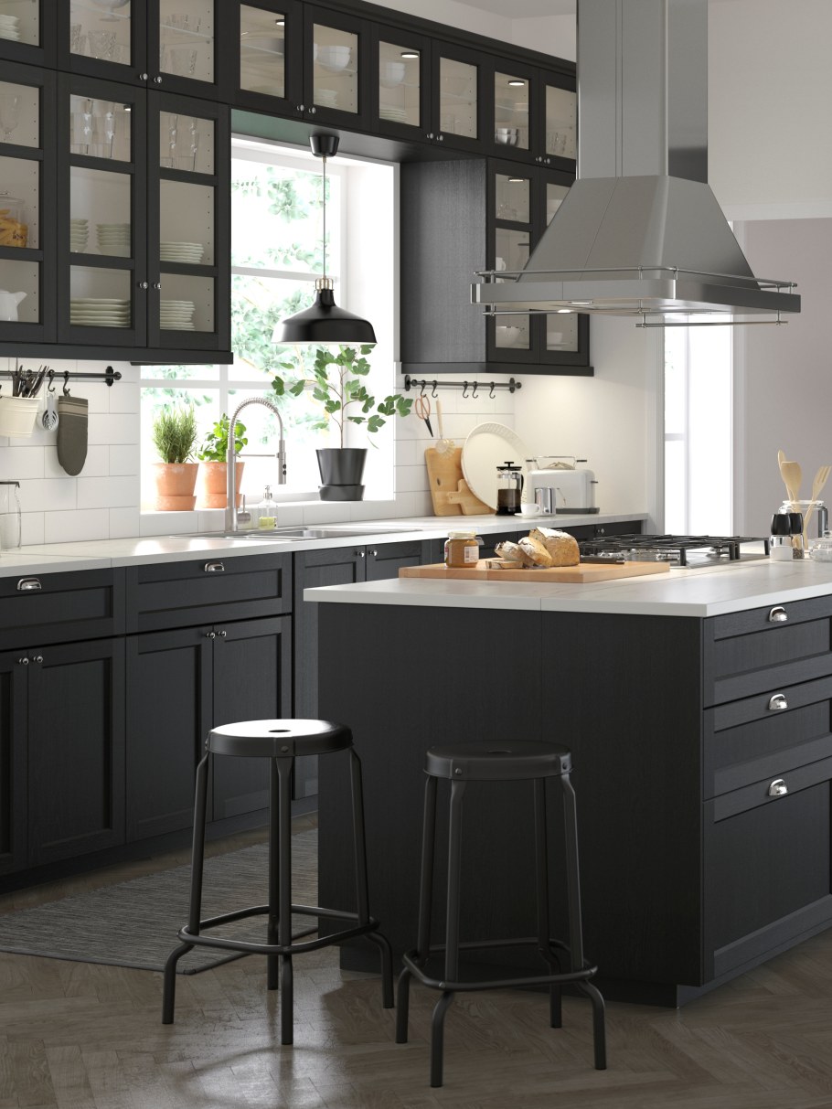 Лерхюттан кухня икеа серая