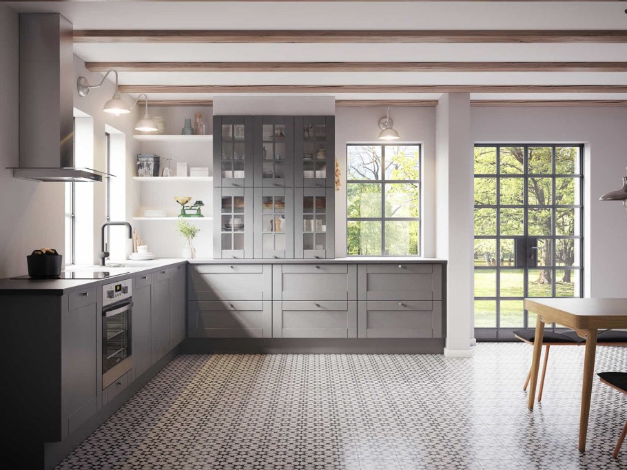 Икеа Лерхюттан серый