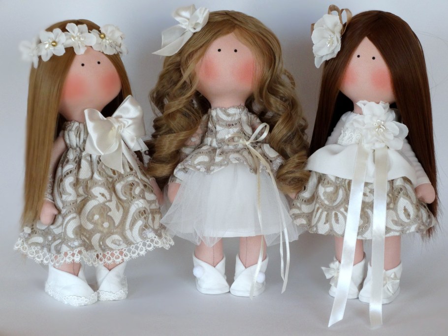 Текстильная кукла интерьерная кукла