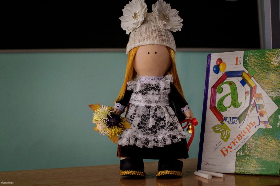 Кукла Тильда школьница