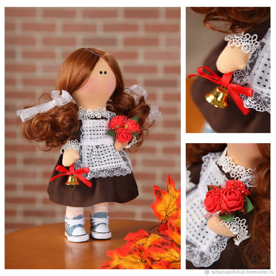 Кукла школьница