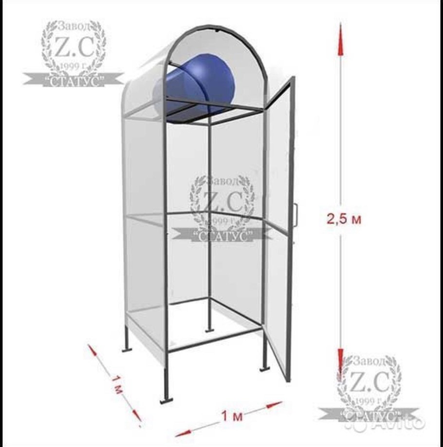 Чертеж душевой кабины для дачи