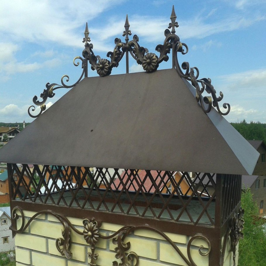 Кованый дымник