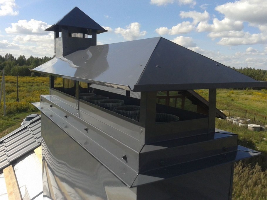 Дымник флюгарка