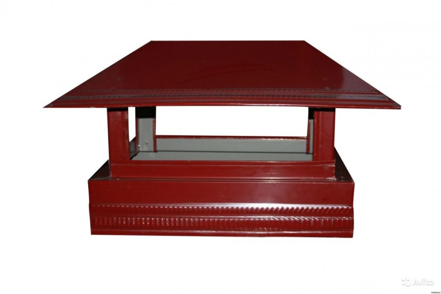 Дымник 400х520х0,5оц. 3011 Красный