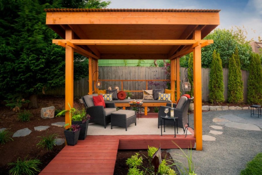 Перголы и патио зоны
