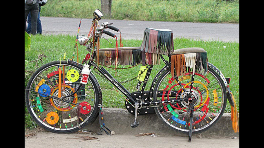 Самоделки из велосипедных колес