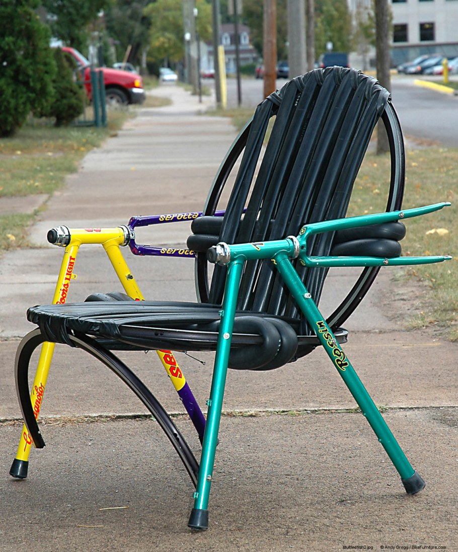 Люстра из велоколеса