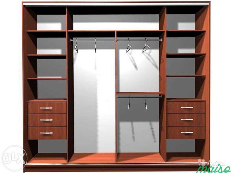 Шкаф купе 2700 ширина 2500 высота