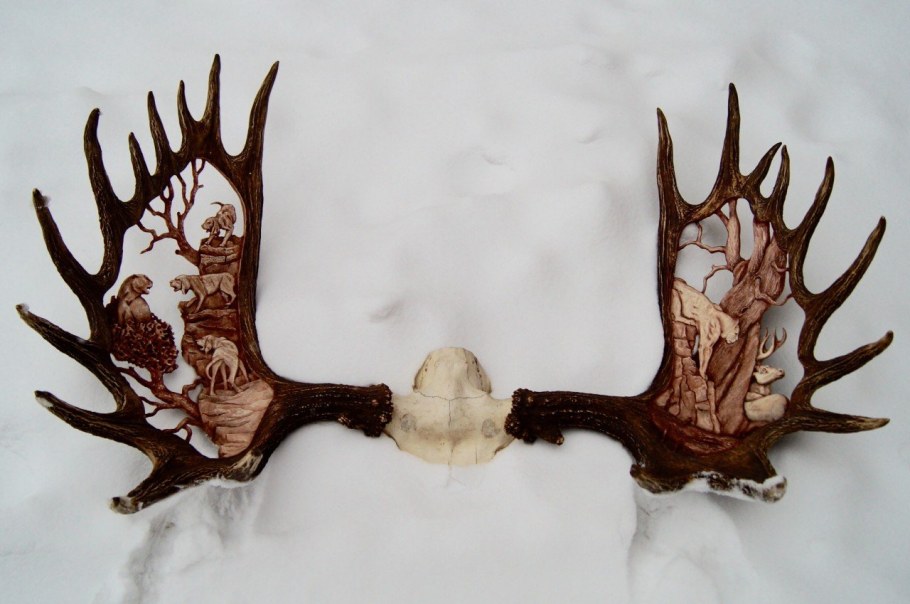 Кресло из оленьих Рогов