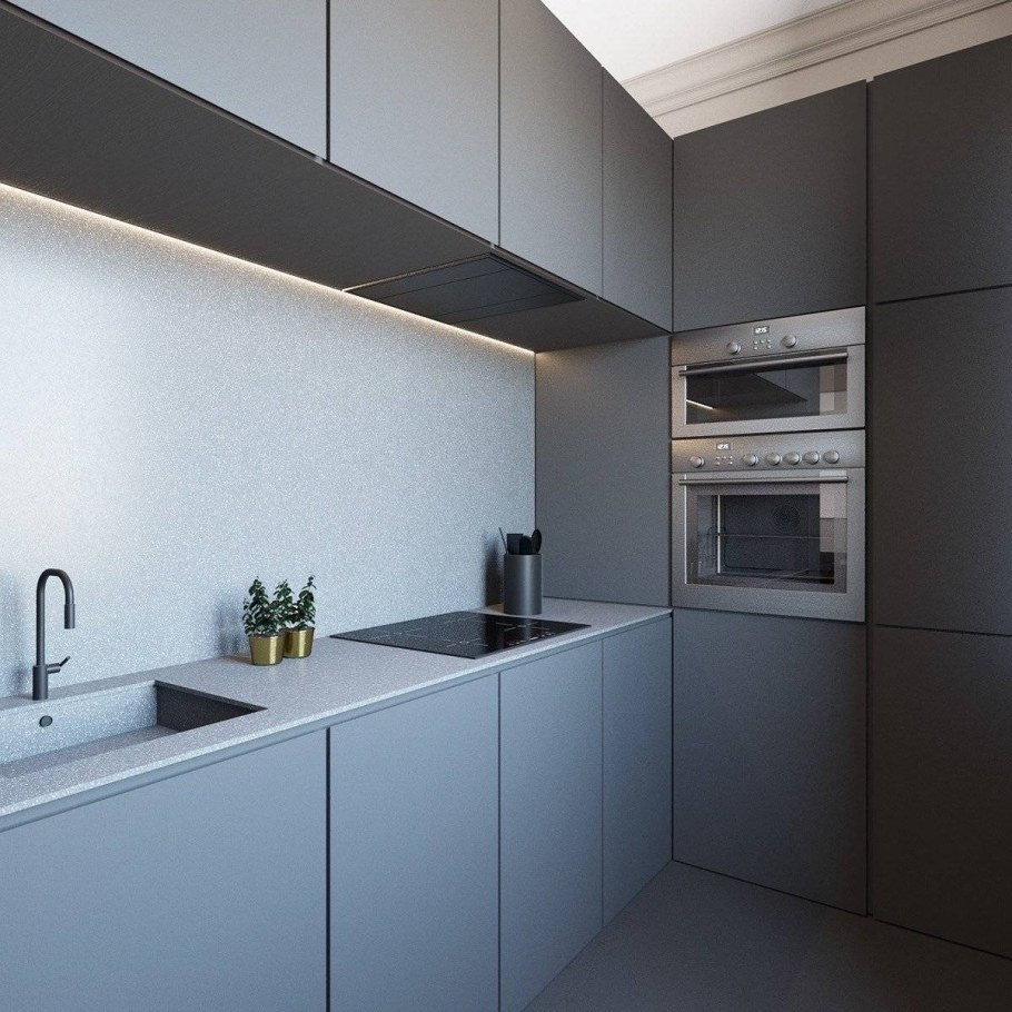 Матовые кухни