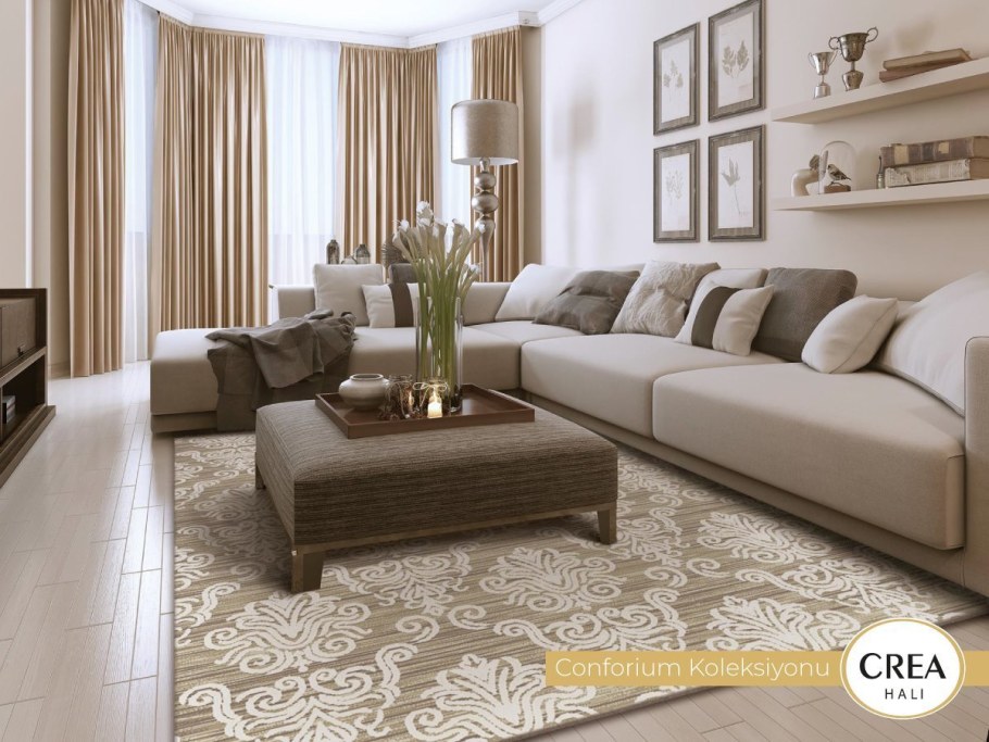 Шторы под серый диван