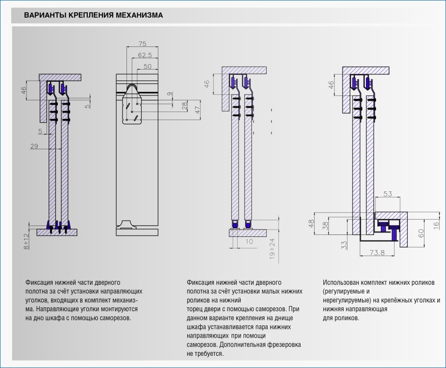 Габариты проема для раздвижной межкомнатной двери