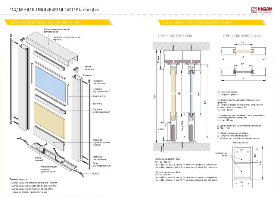 Шкафы-купе (раздвижная система " Альянс") Элегант