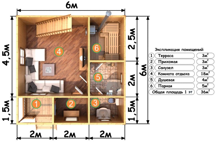 Дачный дом 4х5 одноэтажный планировка