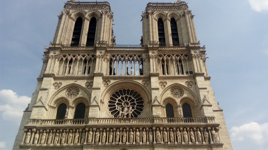 Нотр дам де пари главный фасад