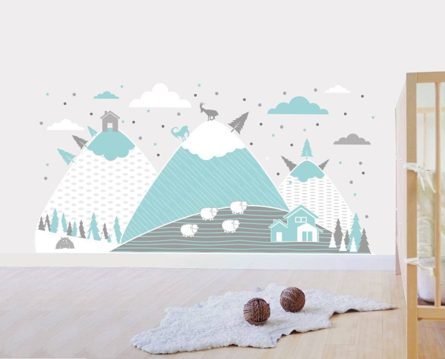 Фотообои на стену воздушные шары