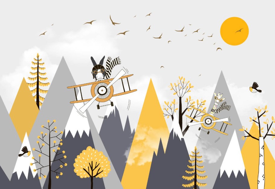 Горы в скандинавском стиле