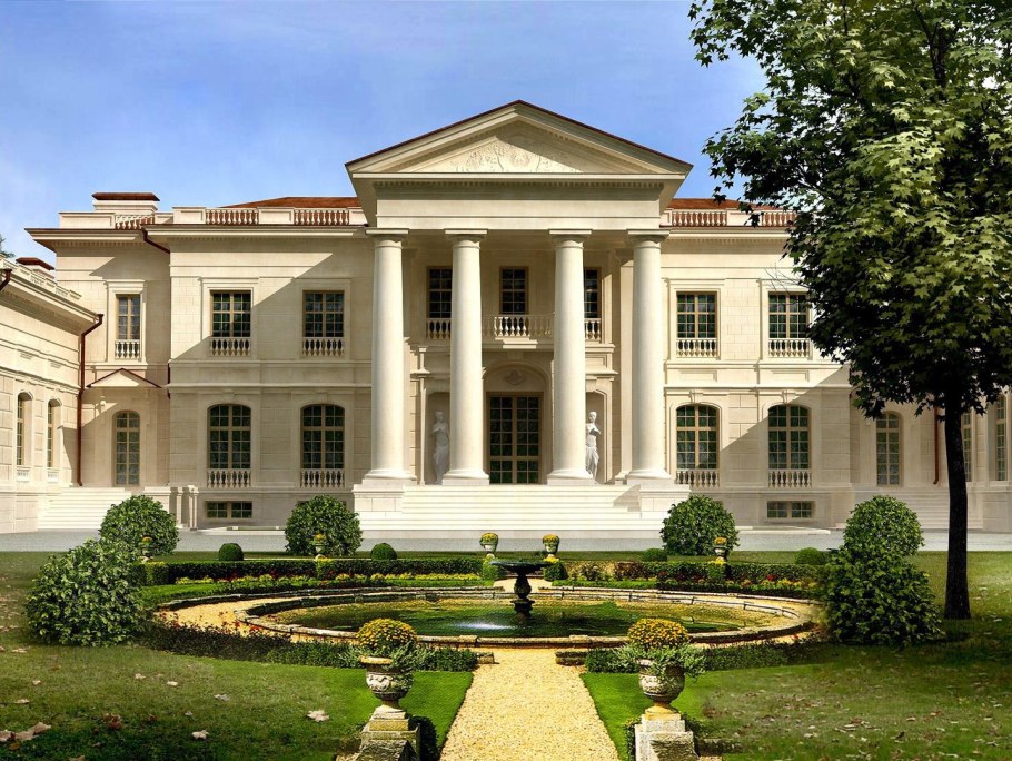 Екатерининский дворец фасад