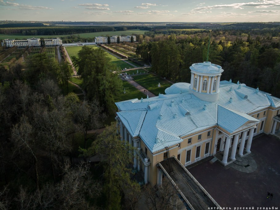 Усадьба Архангельское с квадрокоптера