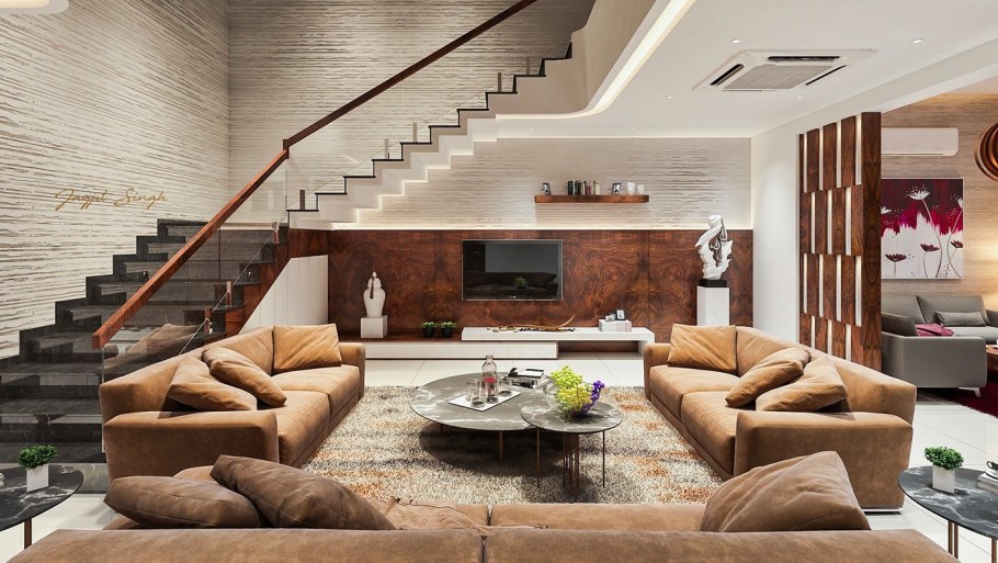 Лестница в стиле Сканди