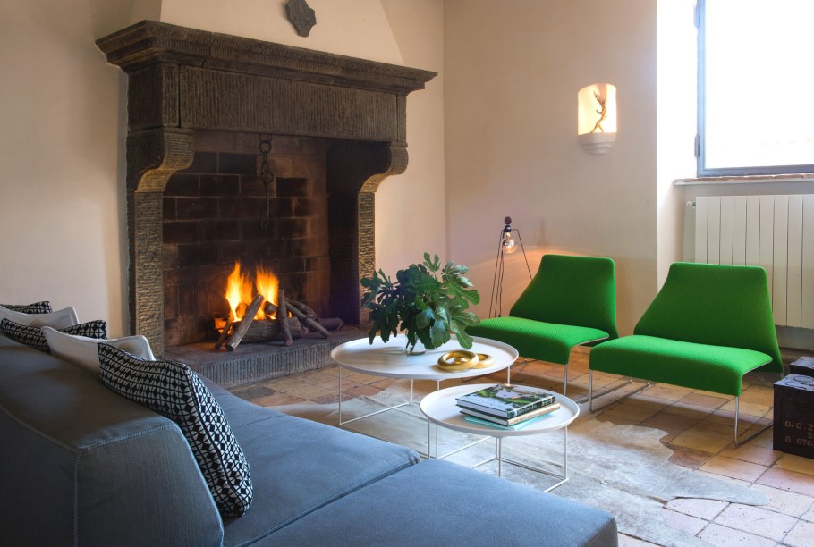 Открытый камин