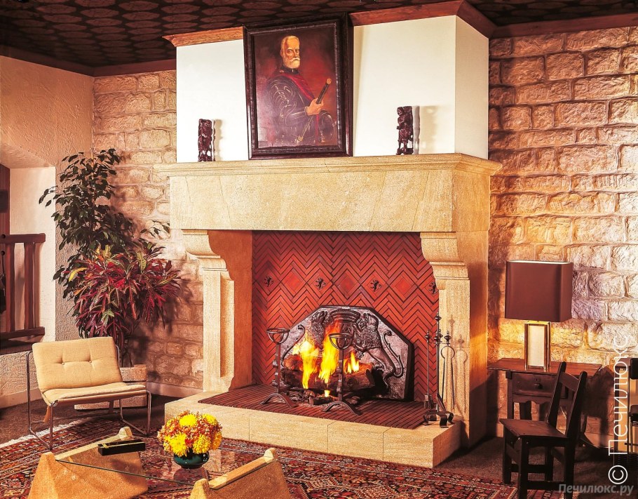 Камины дровяные Ричард