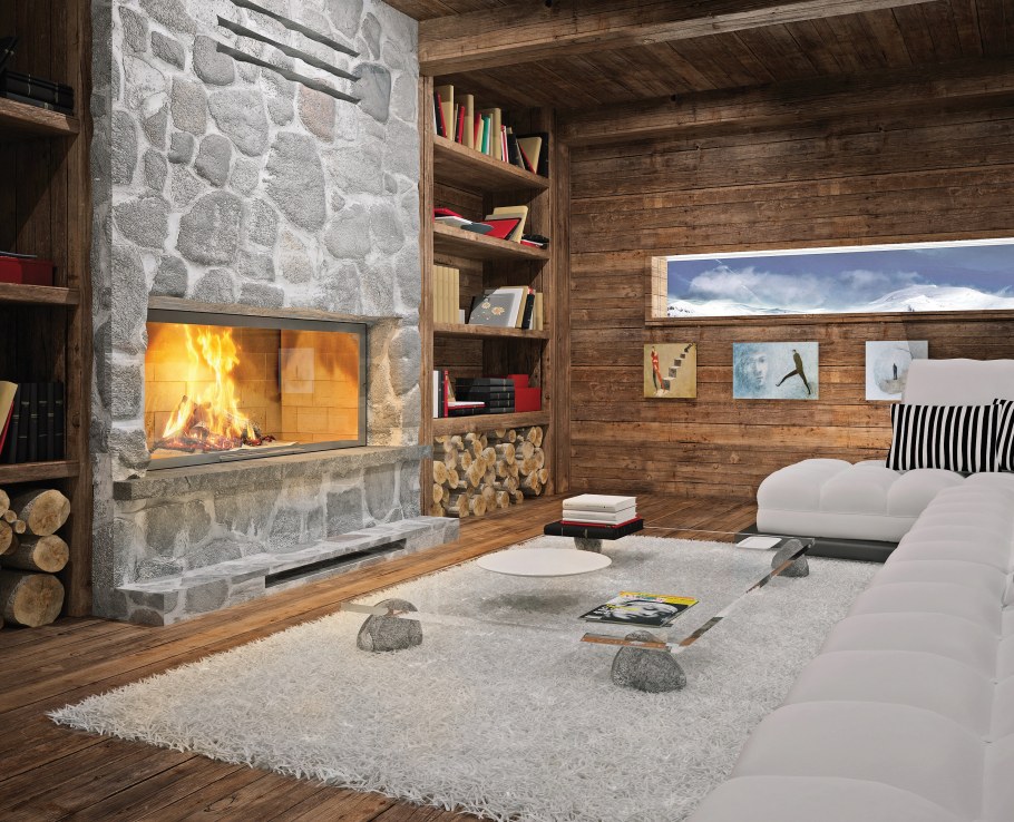 Камин раньше