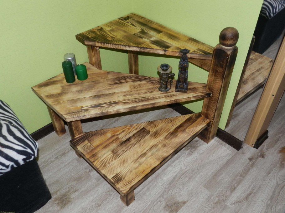 Столешница из старого паркета