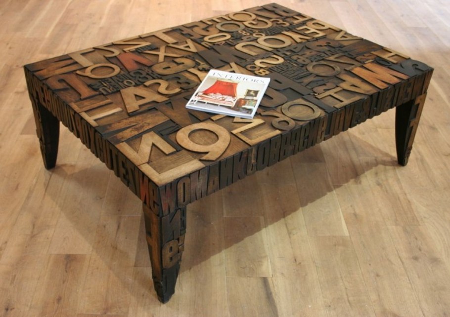 Панно из старого паркета