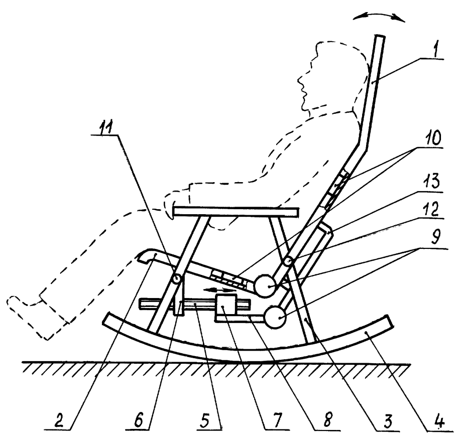 Кресло качалка глайдер добрый стиль