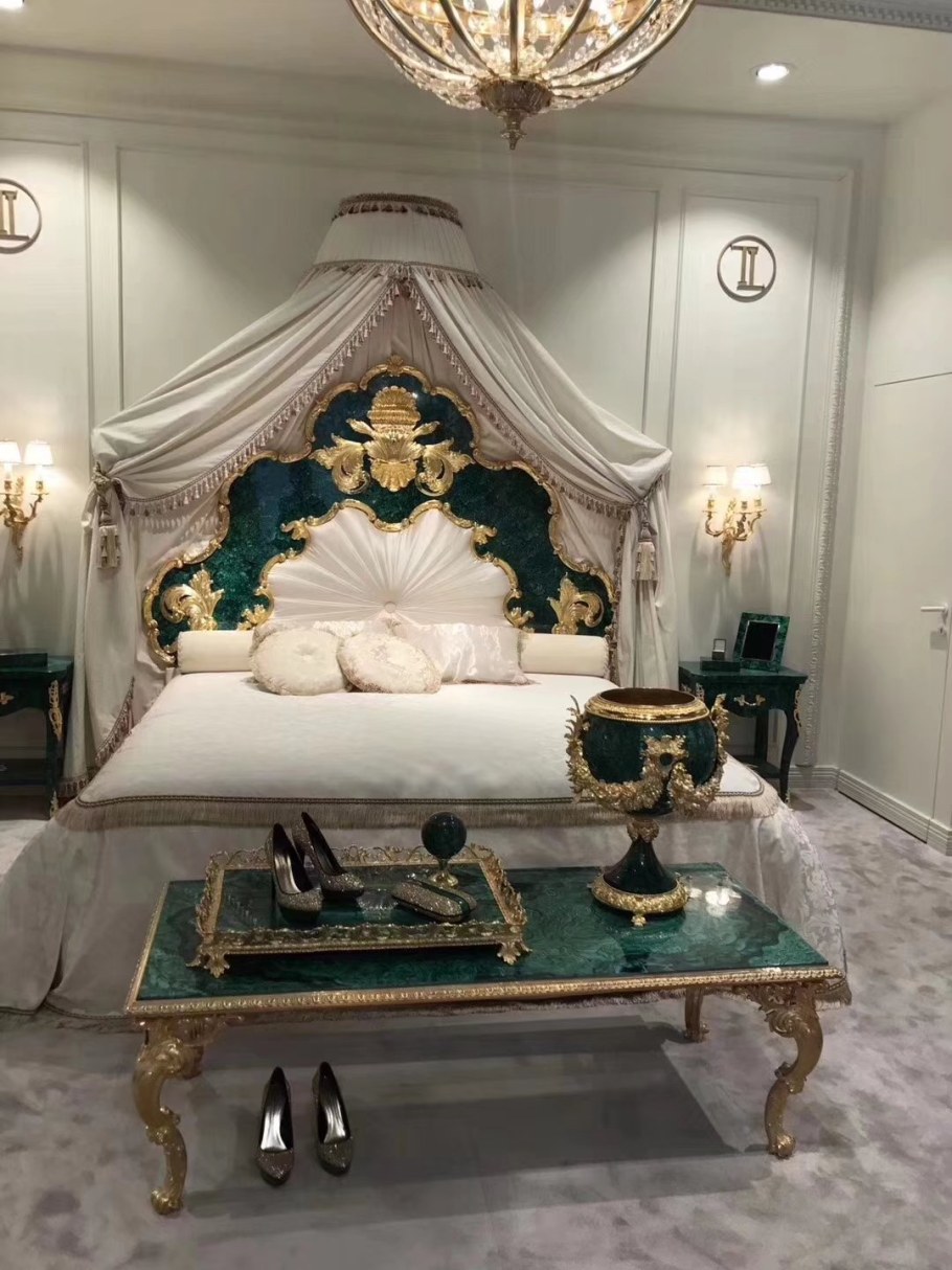 Интерьер из малахита