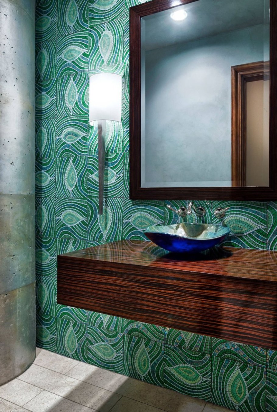 Ванна малахит мрамор