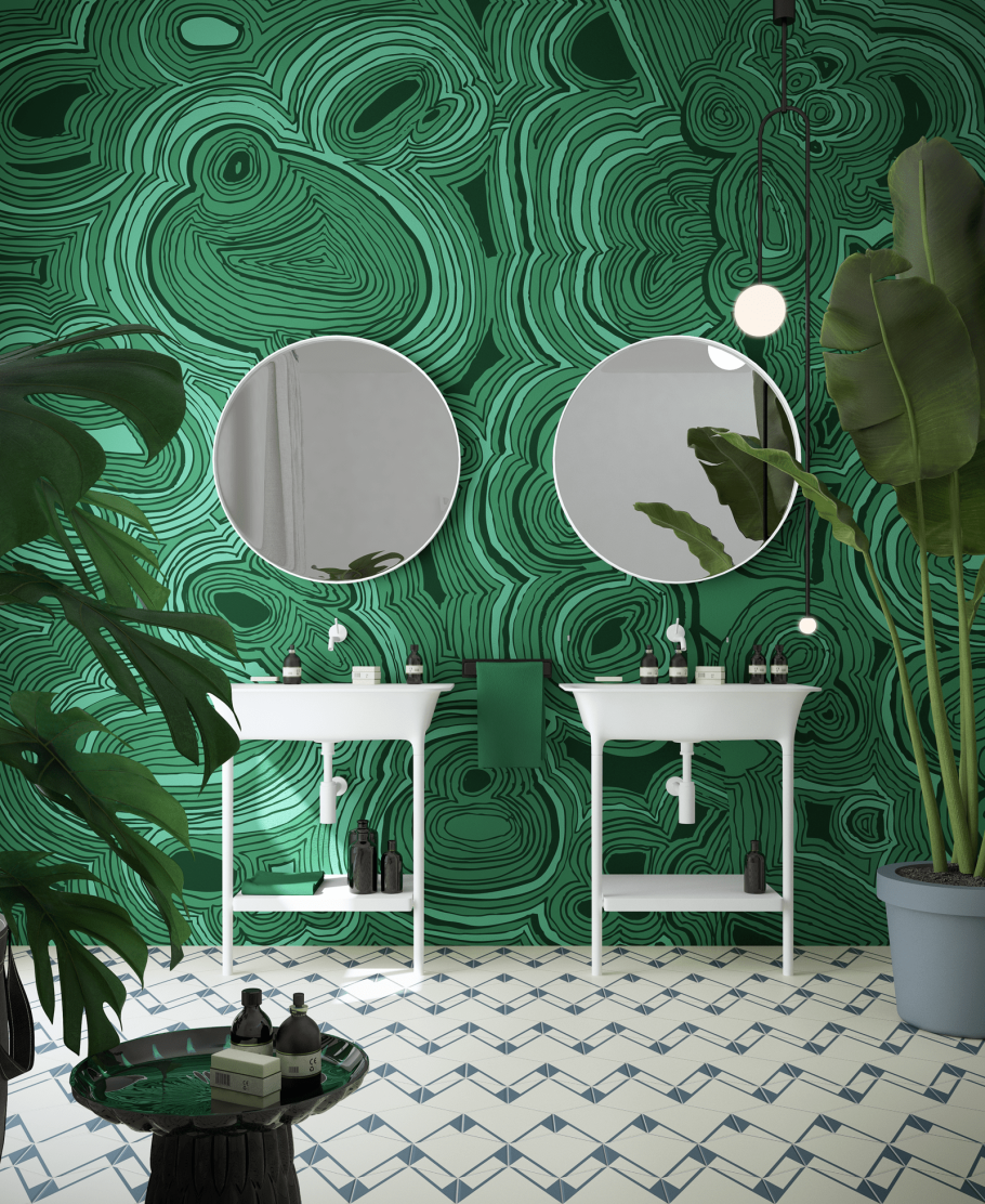 Малахитовая стена