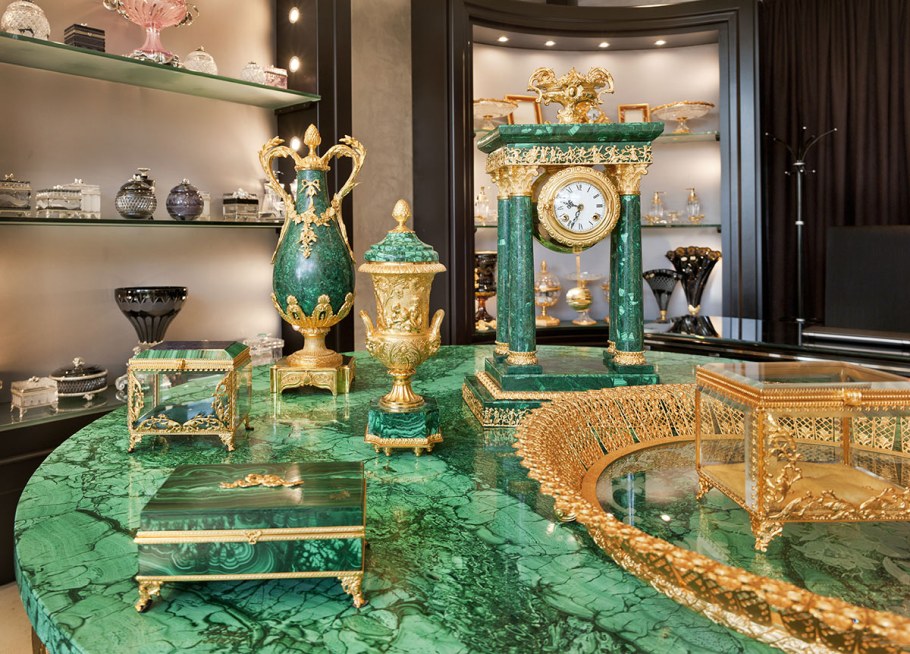 Малахитовая мебель Эрмитажа