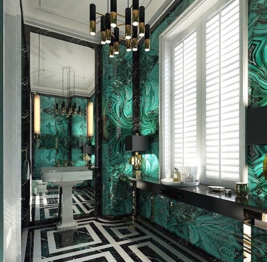 Ванна арт деко мрамор