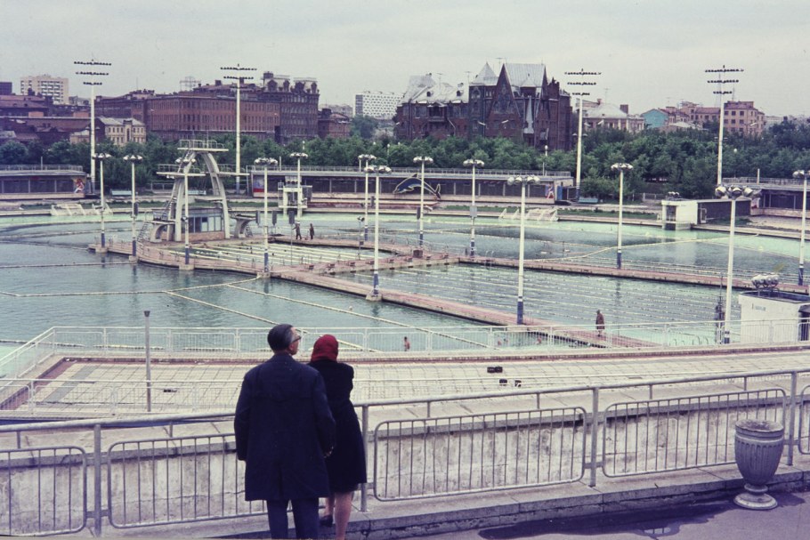 Открытый бассейн Москва СССР