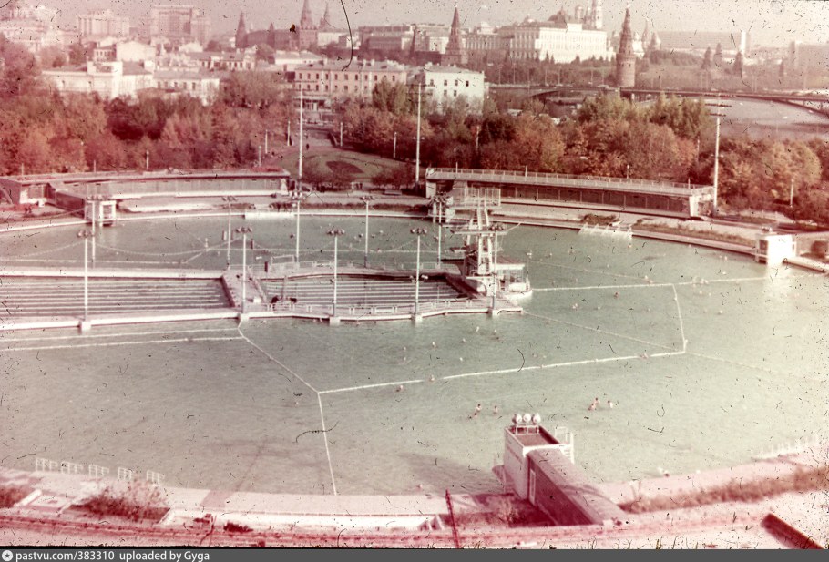 Открытый бассейн Москва СССР