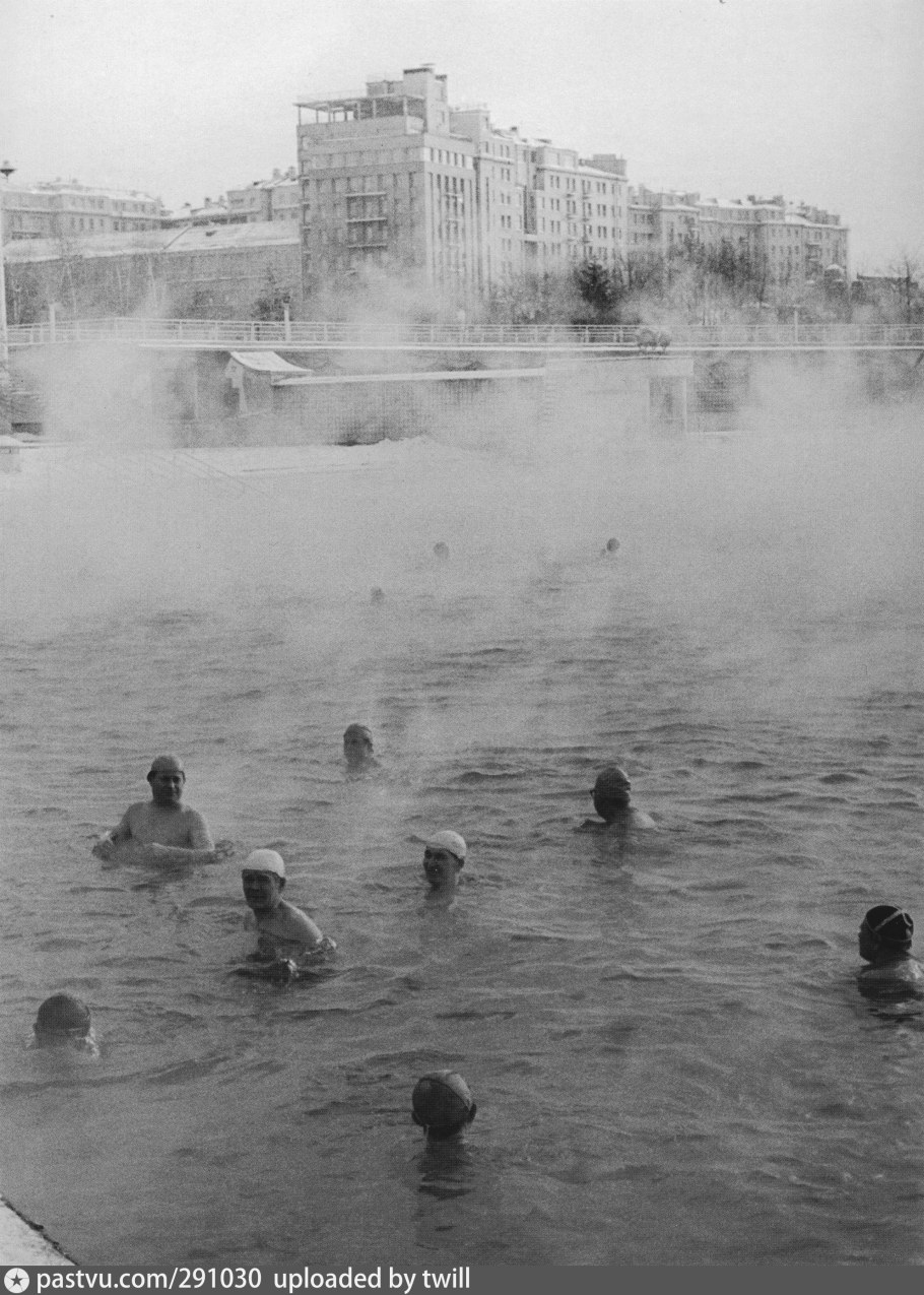 Бассейн храм Христа Спасителя 1963
