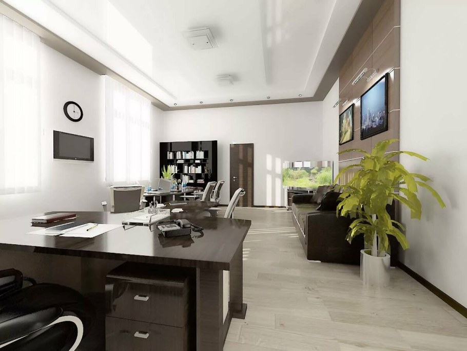 Планировка кабинета в офисе