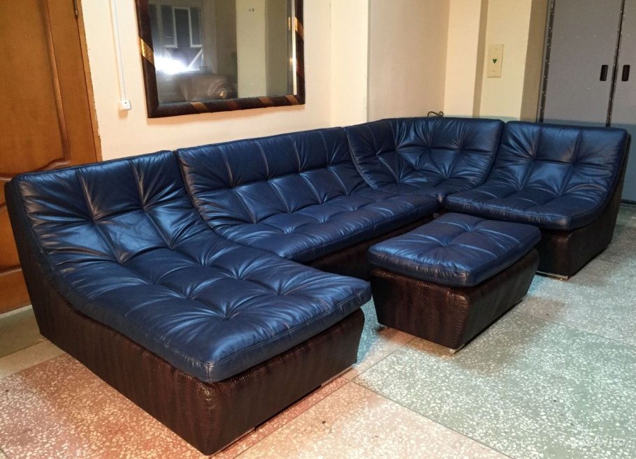 Диван из экокожи